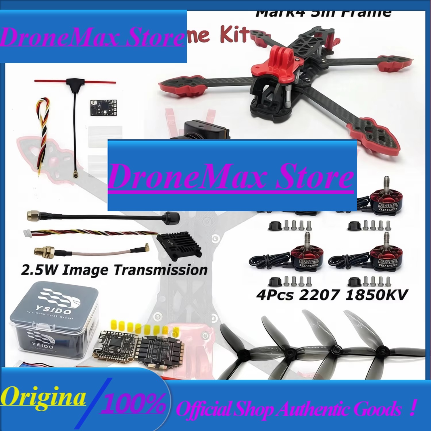Drone Racing Frame - Drone de Corrida FPV DroMaRC 225mm