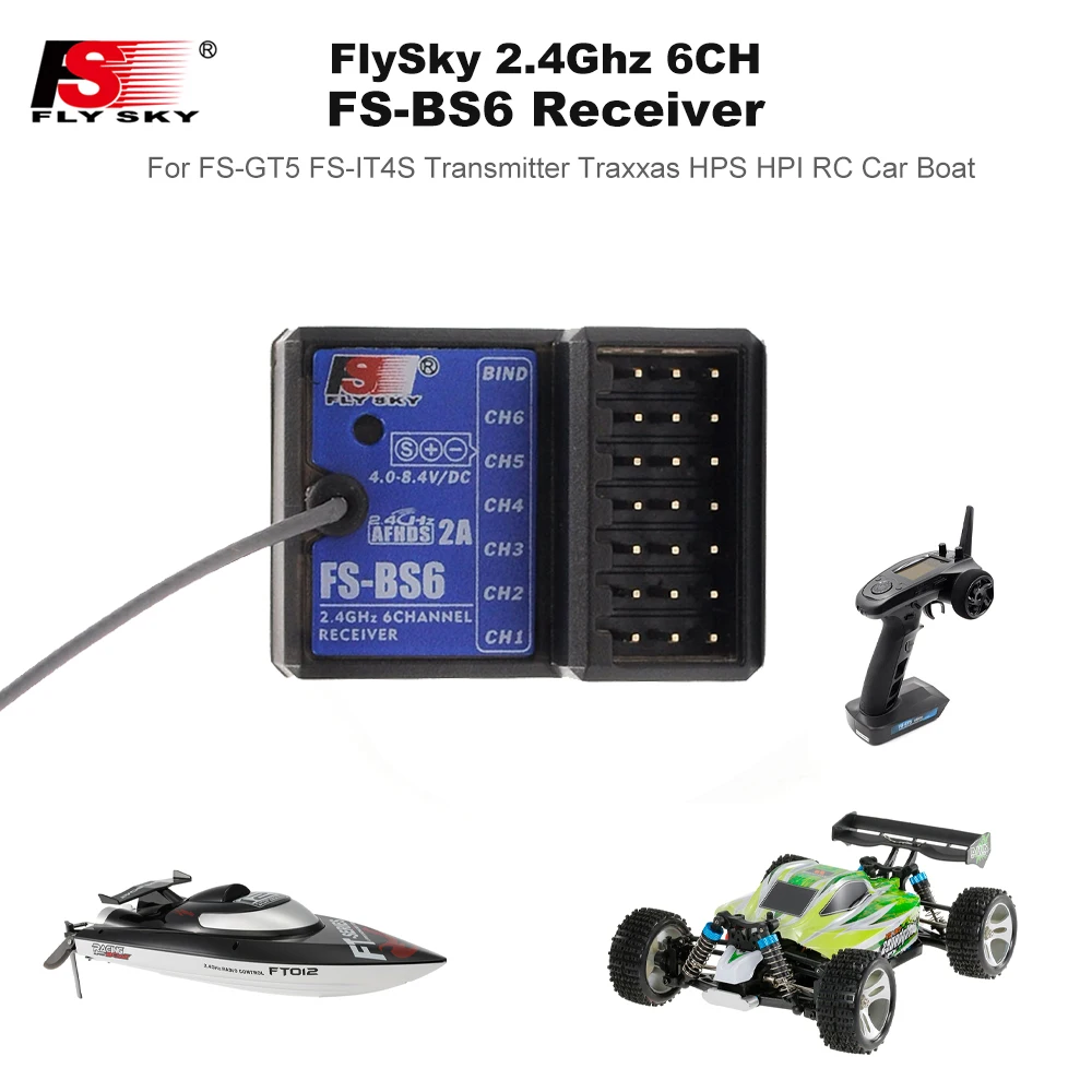 FlySky 2.4Ghz 6CH AFHDS2 FS-BS - Drone Racing Receiver avaliação e preço