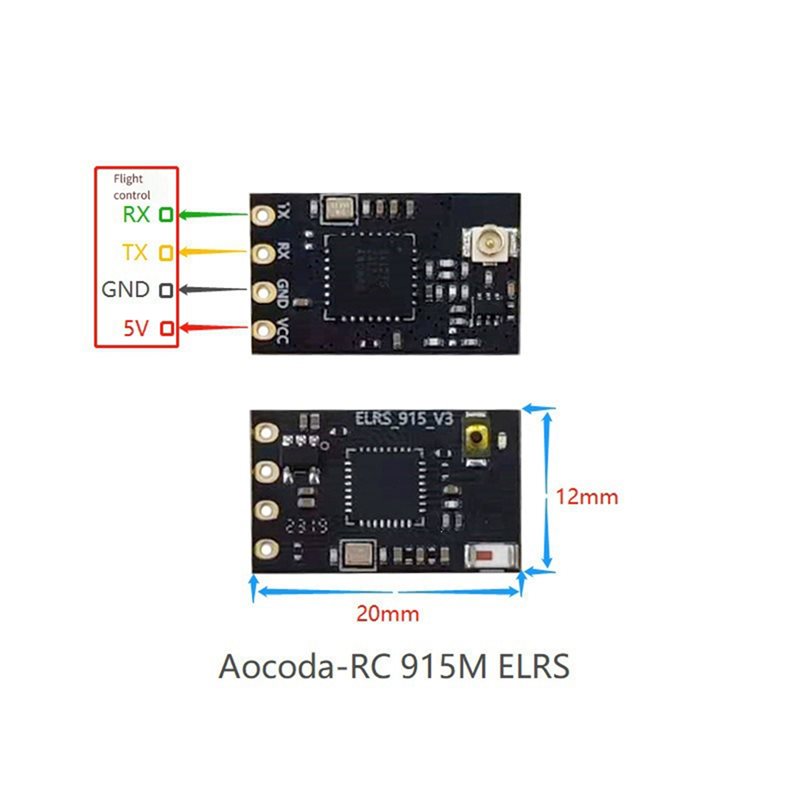 Receptor ExpressLRS B27B 915MH - Drone Racing Receiver avaliação e preço