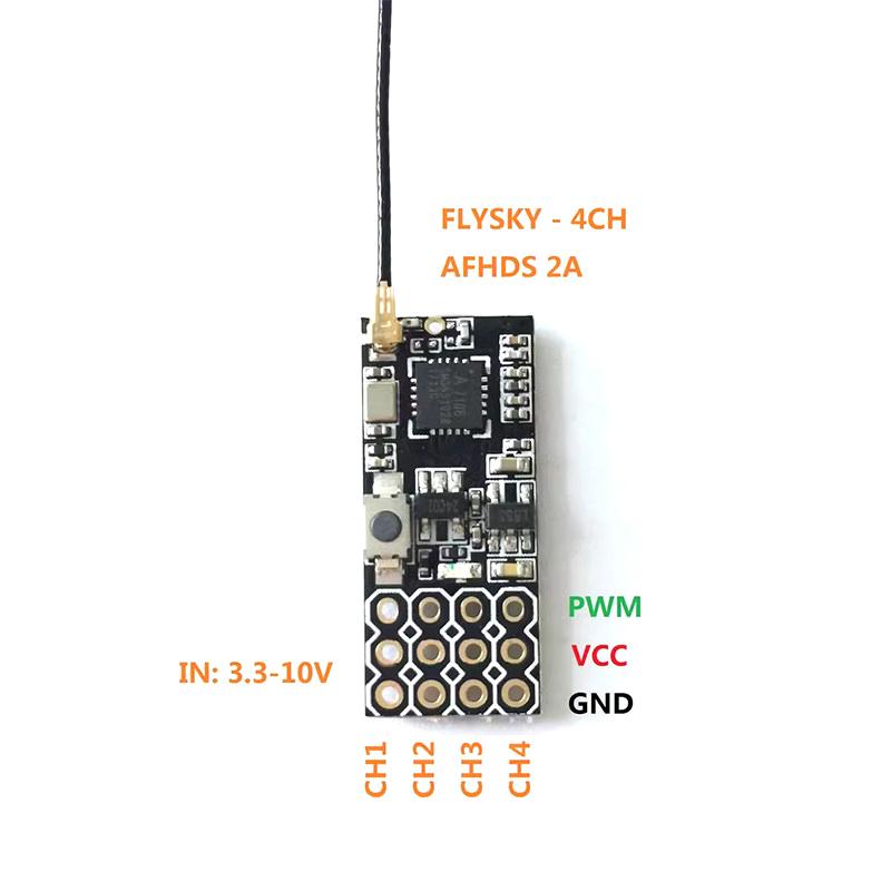 Receptor RC Mini FS2A 4CH AFHD - Drone Racing Receiver avaliação e preço
