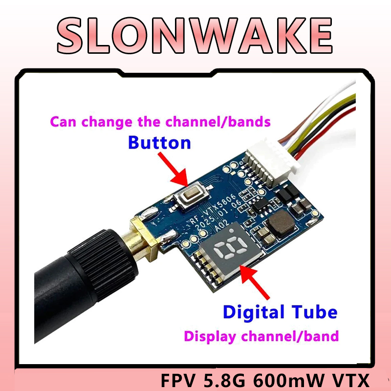 SLONWAKE 5.8G TS5823 PRO Mini  - Drone Racing Vtx avaliação e preço